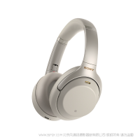 索尼 sony WH-1000XM3 高解析度頭戴式無線降噪立體聲耳機 鉑金銀 黑色