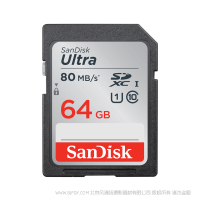 閃迪 SDSDUNC-064G-GN6IN 64GB 80MB 速度 class10 至尊高速SDHC/SDXC 存儲卡 SanDisk 產(chǎn)品 