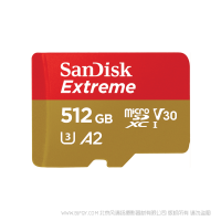 閃迪 SDSQXA1-512G-ZN6MA  512GB MicroSD卡無人機(jī)存儲(chǔ)卡運(yùn)動(dòng)相機(jī)卡TF卡儲(chǔ)存卡