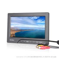 富威德 FEELWORLD FPV769A  7" 800X480AV航拍監(jiān)視器 尺寸7" 分辨率800x480 pixel 屏幕比例16:9 亮度400cd/m²