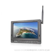 富威德 FEELWORLD  PVR758 7" 1024x600無(wú)線航拍高清航拍監(jiān)視器32頻道5.8G雙通道分集接收DVR黑匣子錄制