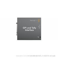 BMD  GPI and Tally Interface  它配備8個觸點閉合Tally輸出，可將Tally信號發送到攝影機、回放設備以及監視器，讓所有工作人員都明確正在播出的是哪一路攝影機畫面