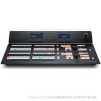 BMD ATEM 2 M/E Advanced Panel  20 M/E型號配有兩個M/E列，每列提供20個輸入按鈕，以及兩個獨(dú)立的系統(tǒng)控制LCD