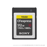 索尼512G CEB-G512 1DX3 內存卡 存儲 CFexpress  typeB CFE-512G CEB CEB-G Series CFexpress Type B Memory Card