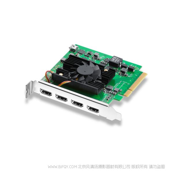 BMD 黑色魔法 DeckLink Quad HDMI Recorder  PICe 四接口 獨立HDMI采集信號 四路合一采集卡 PCIE 直播采集