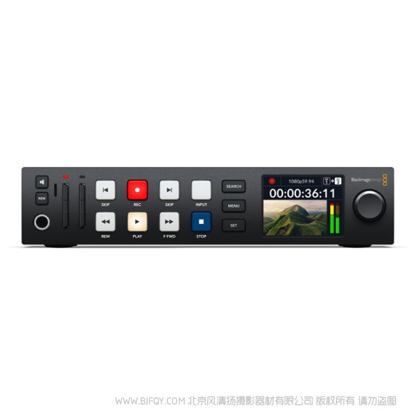 BMD HyperDeck Studio HD Plus  兩路6G-SDI輸出允許填充和鍵播放，較高1080p60