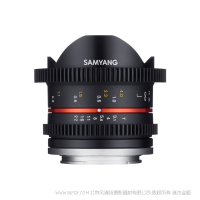 森養(yǎng) SAMYANG 8mm T3.1 Cine UMC Fish-Eye Cine Lens 電影鏡頭 魚眼鏡頭 本鏡片可與Canon-M, Sony-E, MFT, Samsung NX, Fujifilm-X等五款相機(jī)搭配使用。 三洋 三陽