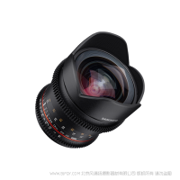 森養(yǎng) SAMYANG 16mm T2.6 ED AS UMC Cine Lens 電影鏡頭 全畫幅DSLR專用電影鏡頭 適用于 Canon EF和M口 Sony A和E口 Nikon F口 Fujifilm X口 Pentax K口 三洋 三陽