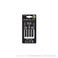 松下eneloop 愛(ài)樂(lè)普 愛(ài)老婆智能充電器高容量7號(hào)4粒電池套裝  K-KJ17HCC04W