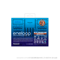 松下eneloop 愛(ài)樂(lè)普 愛(ài)老婆智能急速充電器高性能電池家庭套裝  K-KJ16MCC84W