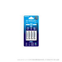 松下eneloop 愛(ài)樂(lè)普 愛(ài)老婆標(biāo)準(zhǔn)充電器高性能7號(hào)4粒電池套裝  K-KJ51MCC04C